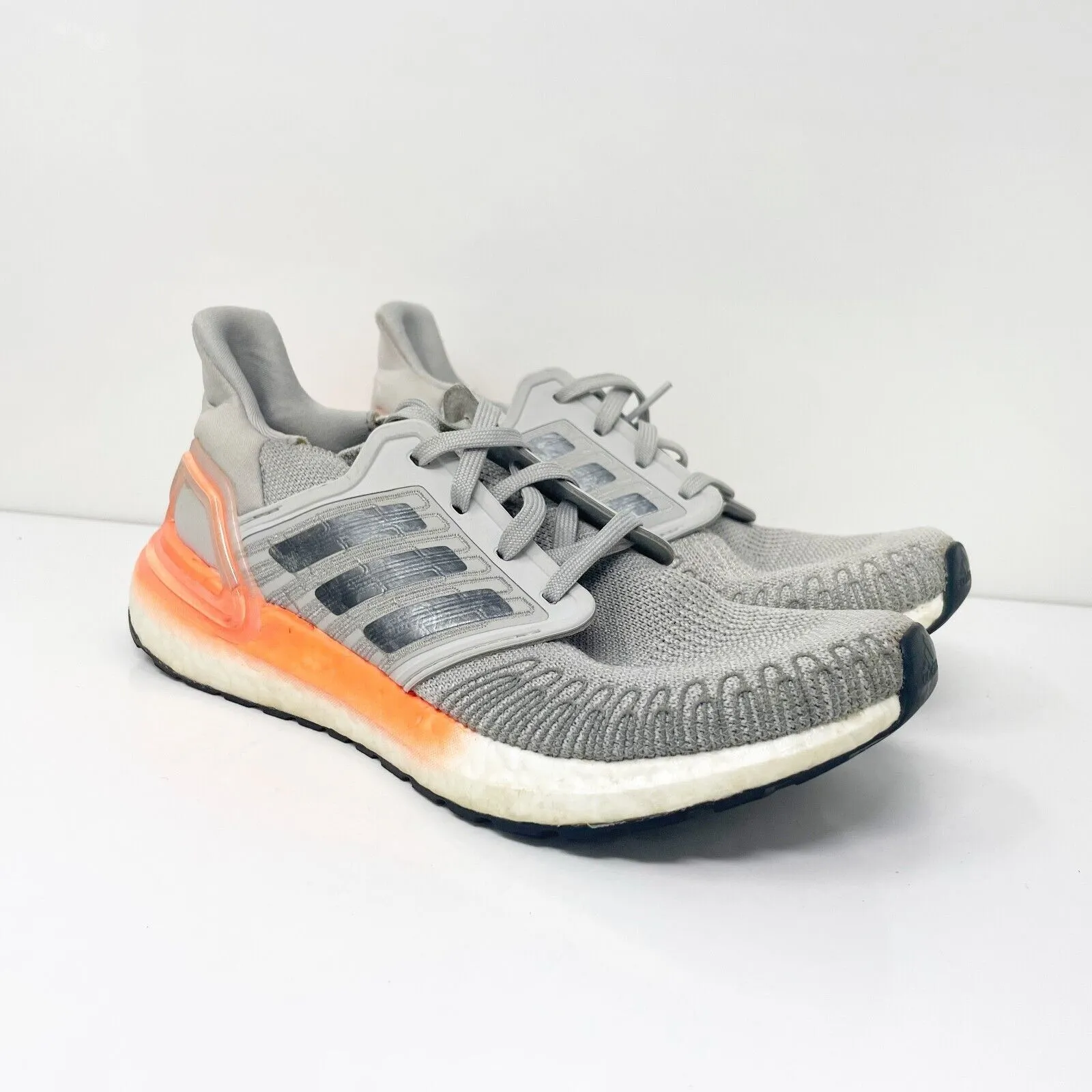 Adidas Womens UltraBoost 20 EG0719 Gray Running Shoes Sneakers Size 6.5