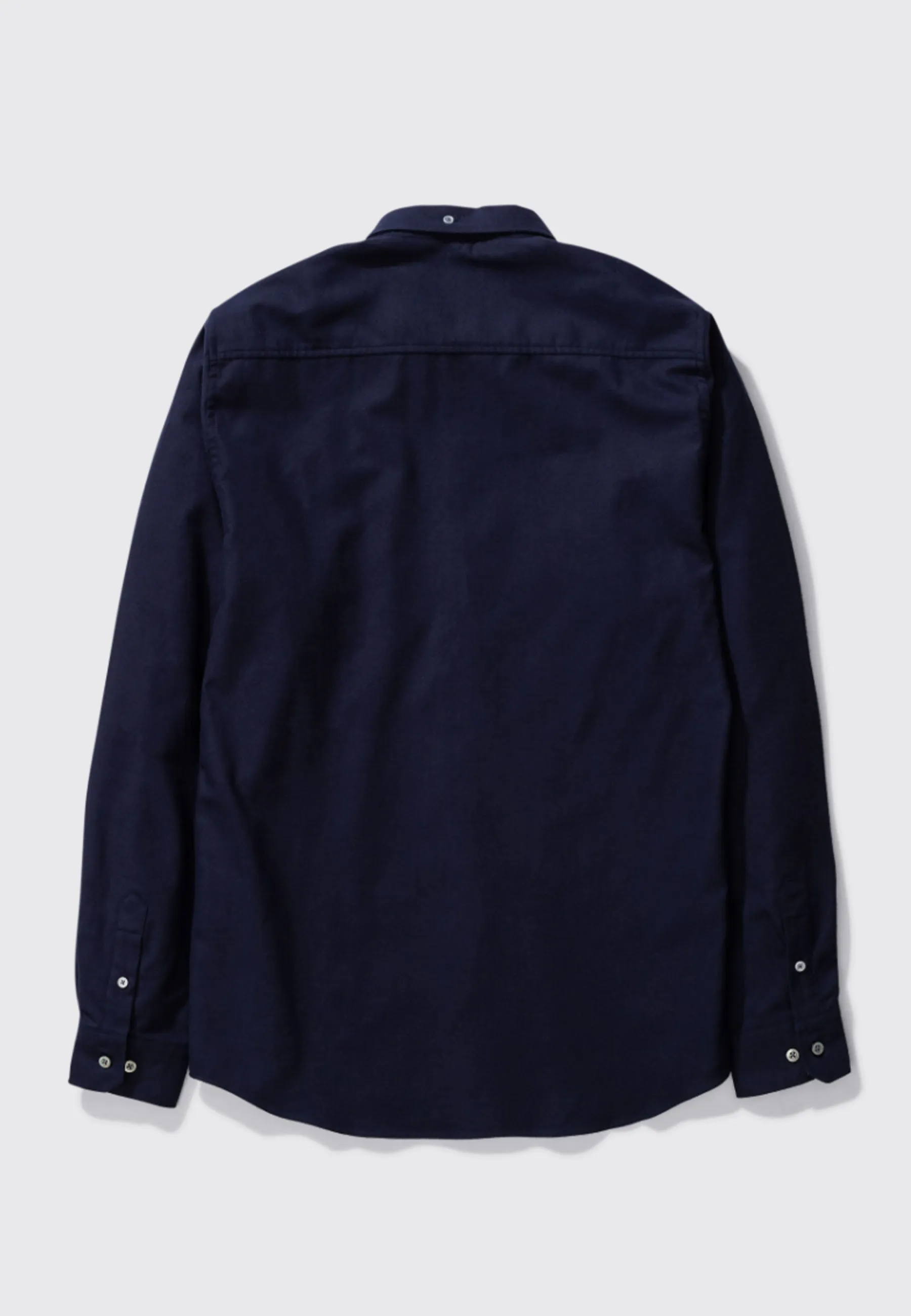 Anton Brushed Flannel - dark navy