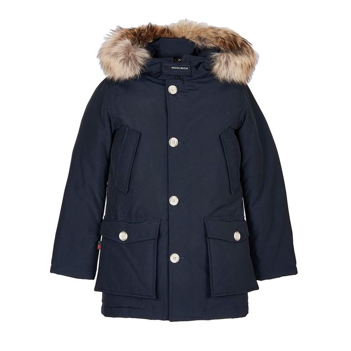 ARCTIC PARKA HC WITH HOOD AND DETACHABLE FUR Kid Dark navy