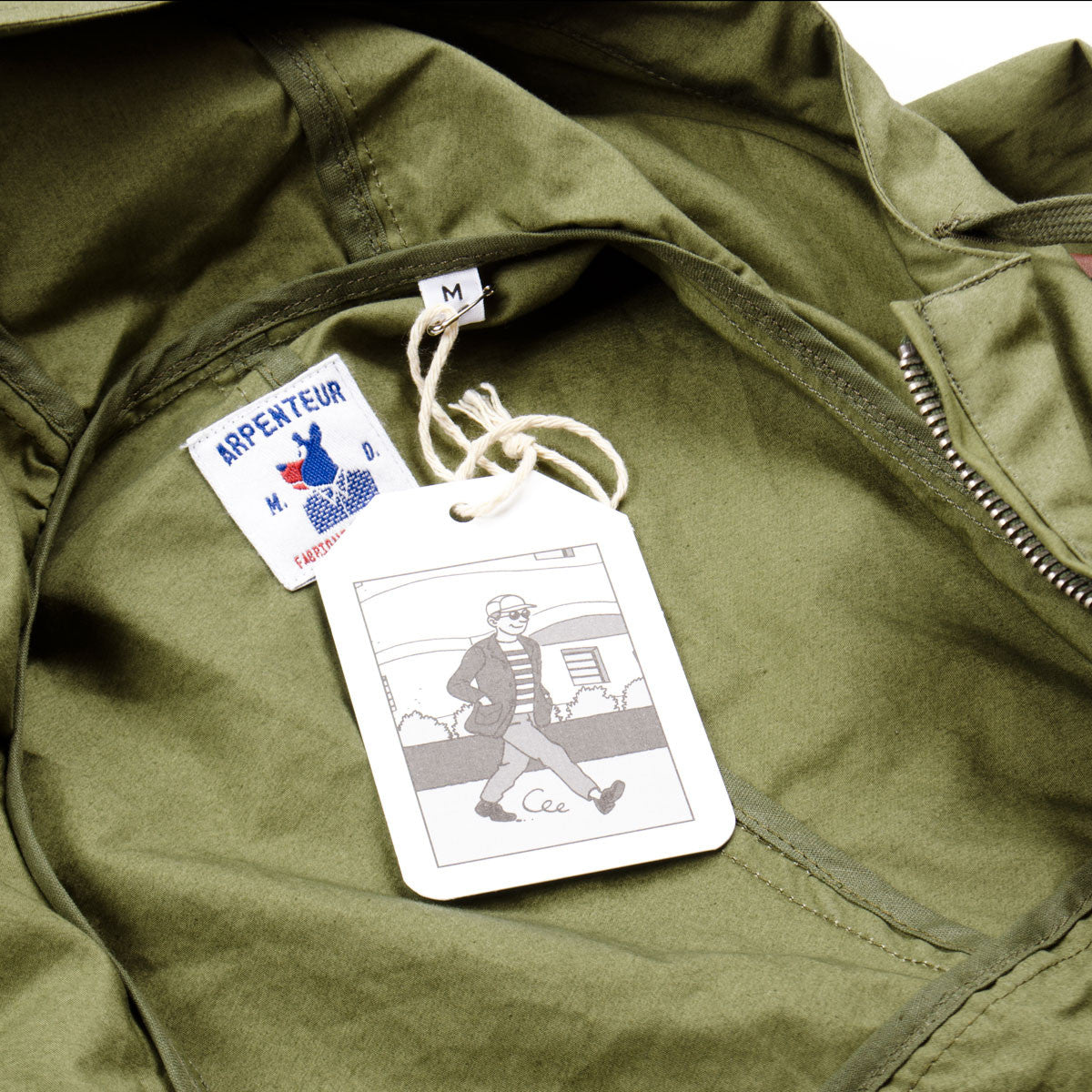 Arpenteur - Mission II Parka - Olive Sail Gabardine