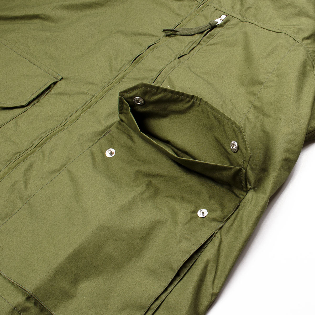 Arpenteur - Mission II Parka - Olive Sail Gabardine