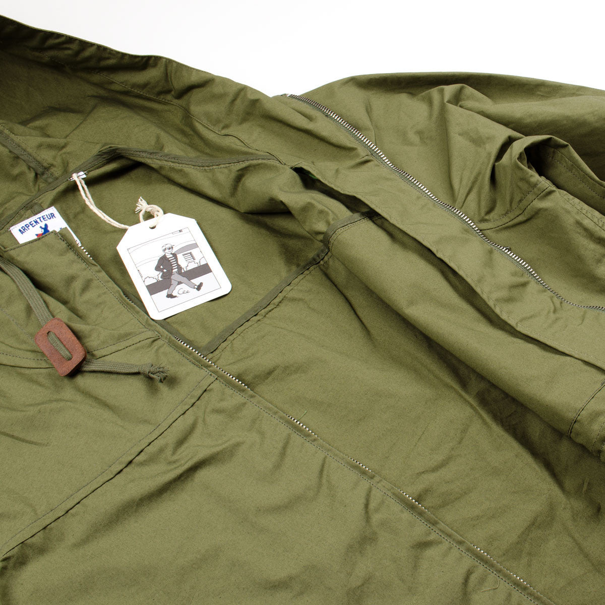 Arpenteur - Mission II Parka - Olive Sail Gabardine