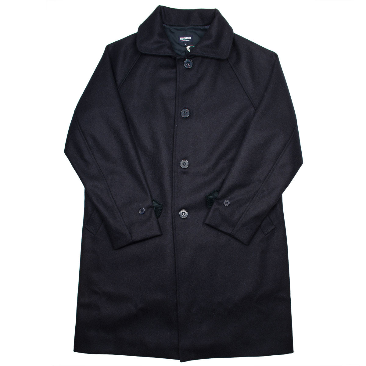 Arpenteur - Utile Melton Wool Coat - Navy