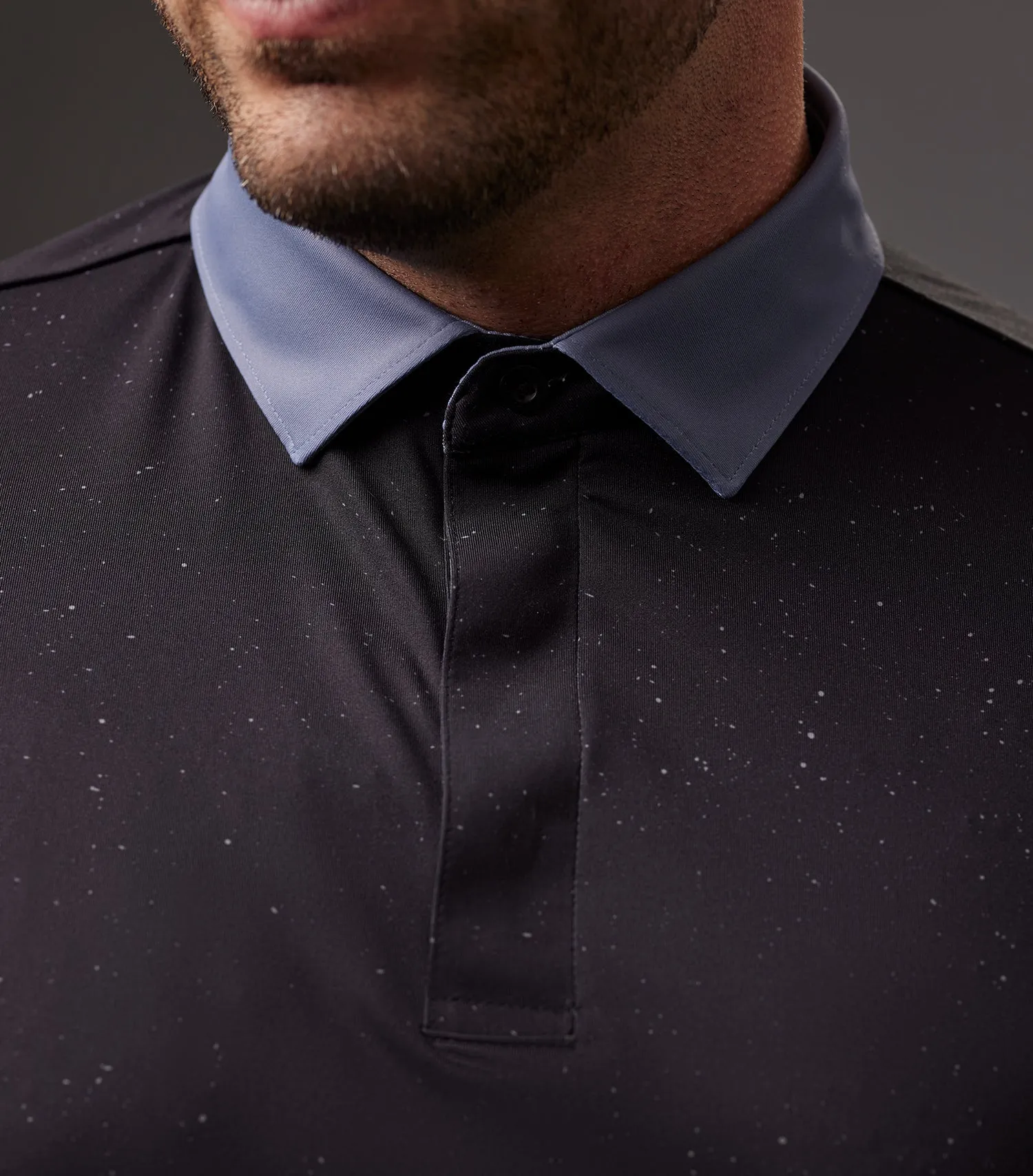 ASHER Speckled Polo