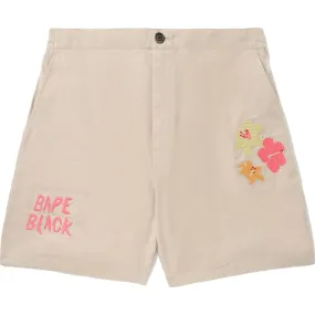 BAPE BLACK APE HEAD SHORTS MENS