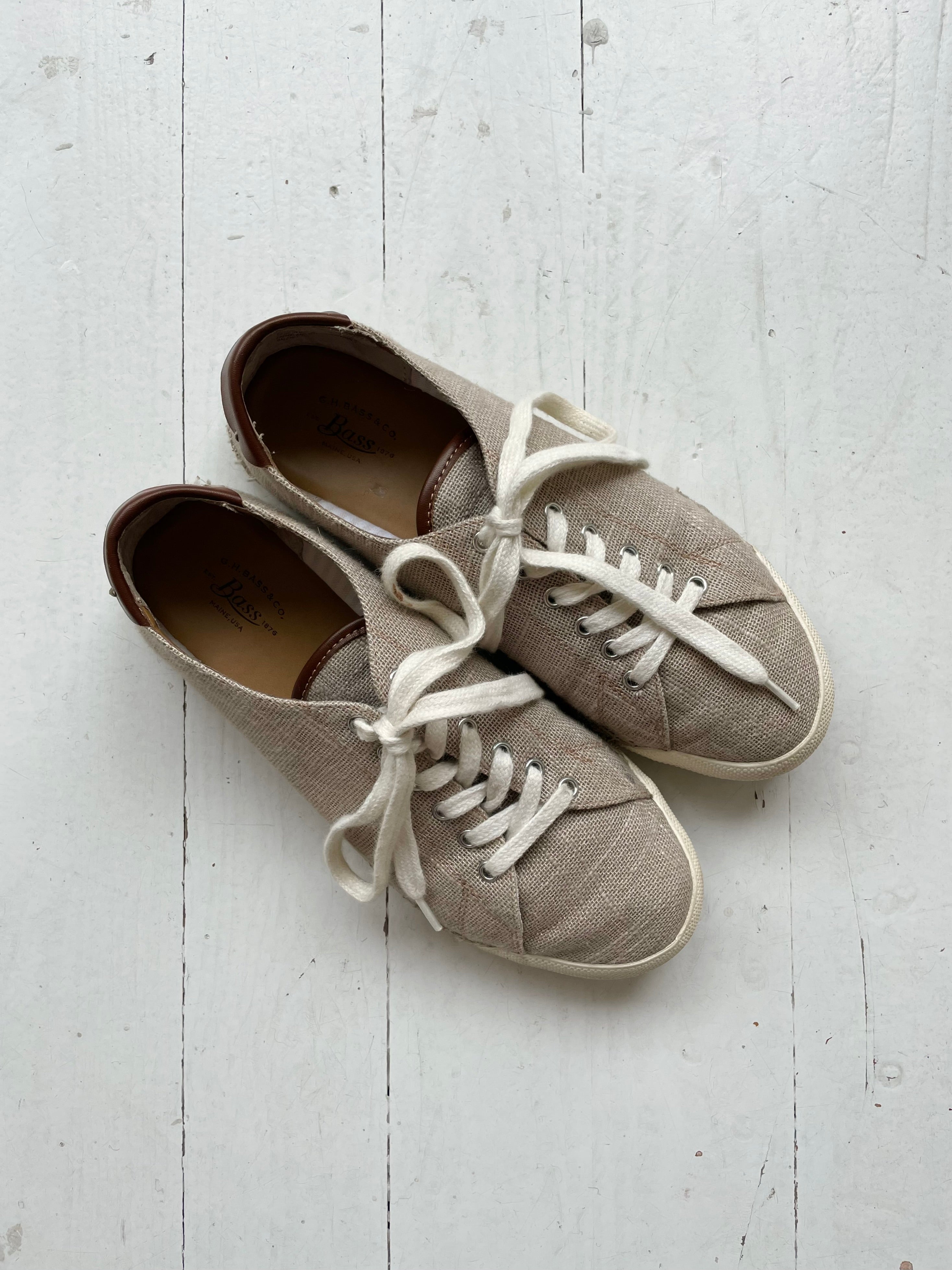 Bass Linen Sneakers