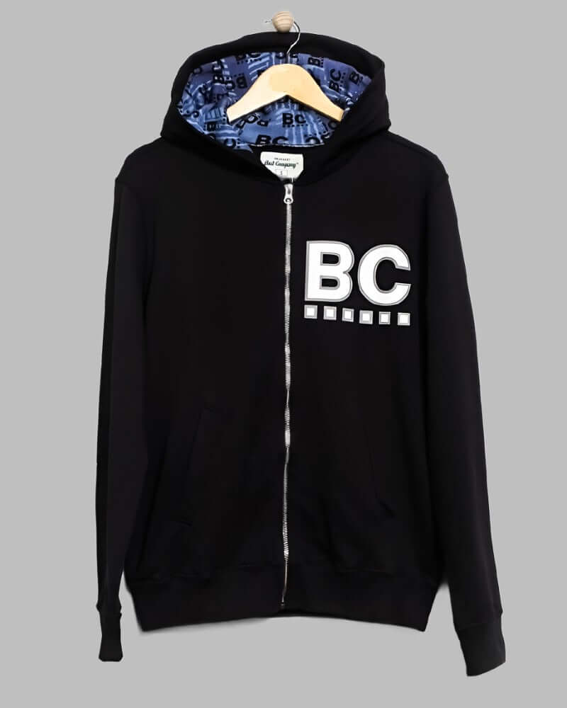 Best Company BC Zip Through Hoodie Black