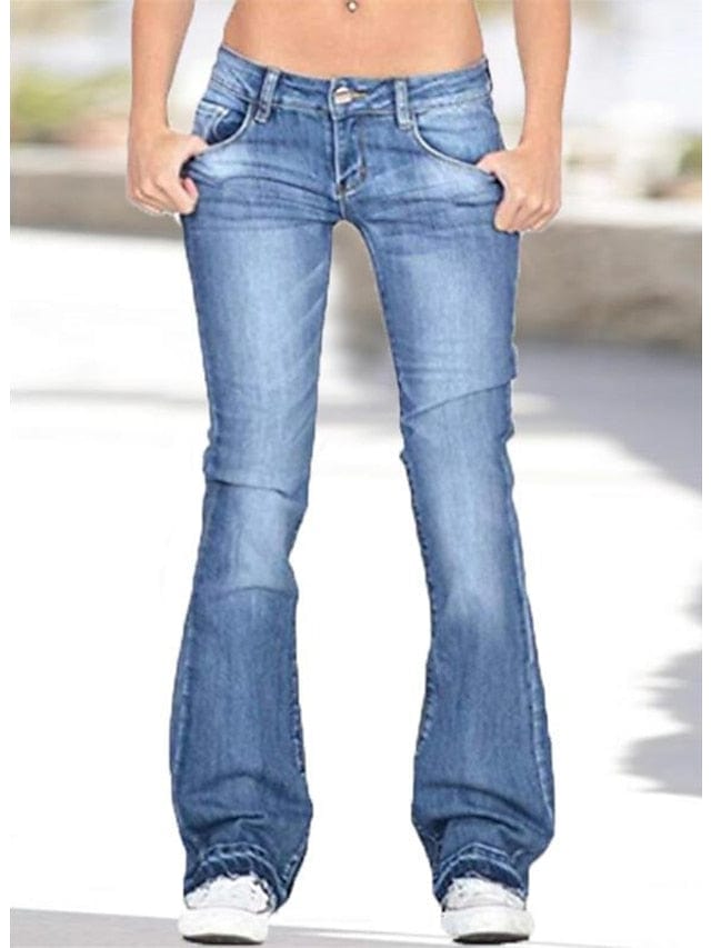 Bootcut Denim Pants with Tummy Control and Butt Enhancer