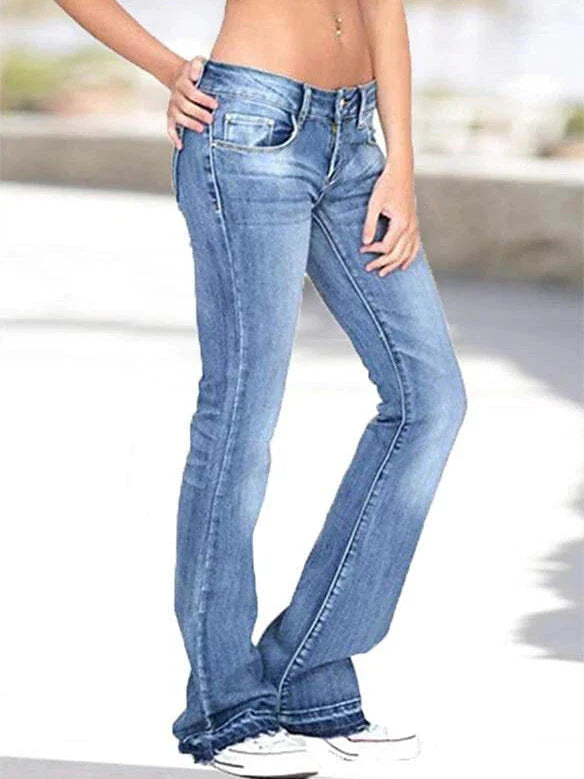 Bootcut Denim Pants with Tummy Control and Butt Enhancer