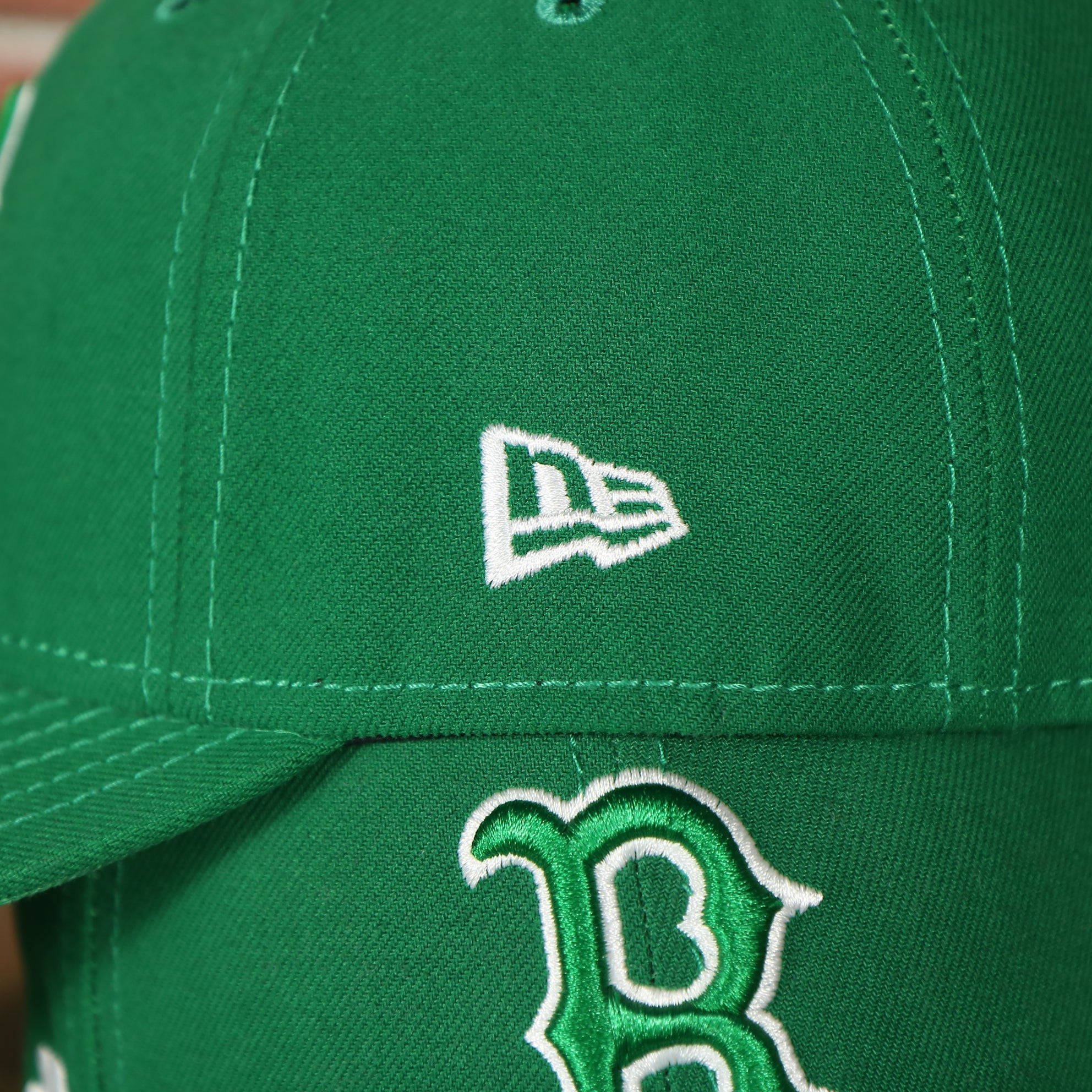 Boston Red Sox ST. Patrick's Dad  Logo Green Bottom Dad Hat | Green Dad Hat