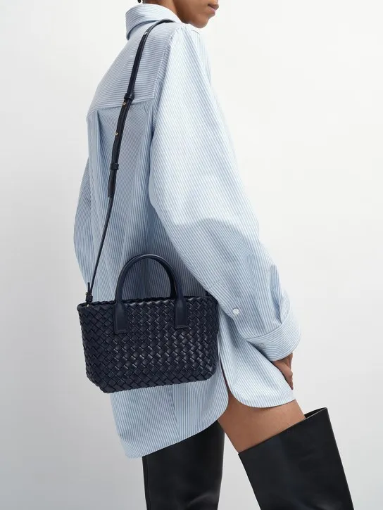 Bottega Veneta   Mini Cabat leather tote bag 