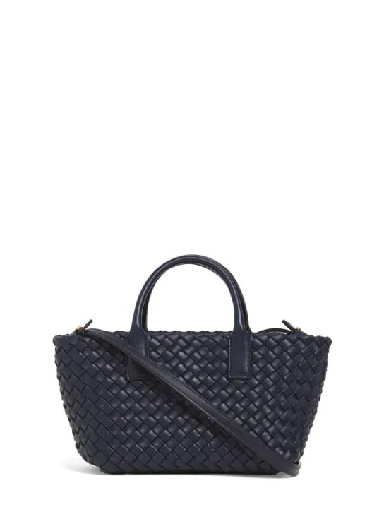 Bottega Veneta   Mini Cabat leather tote bag 