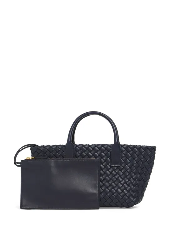 Bottega Veneta   Mini Cabat leather tote bag 