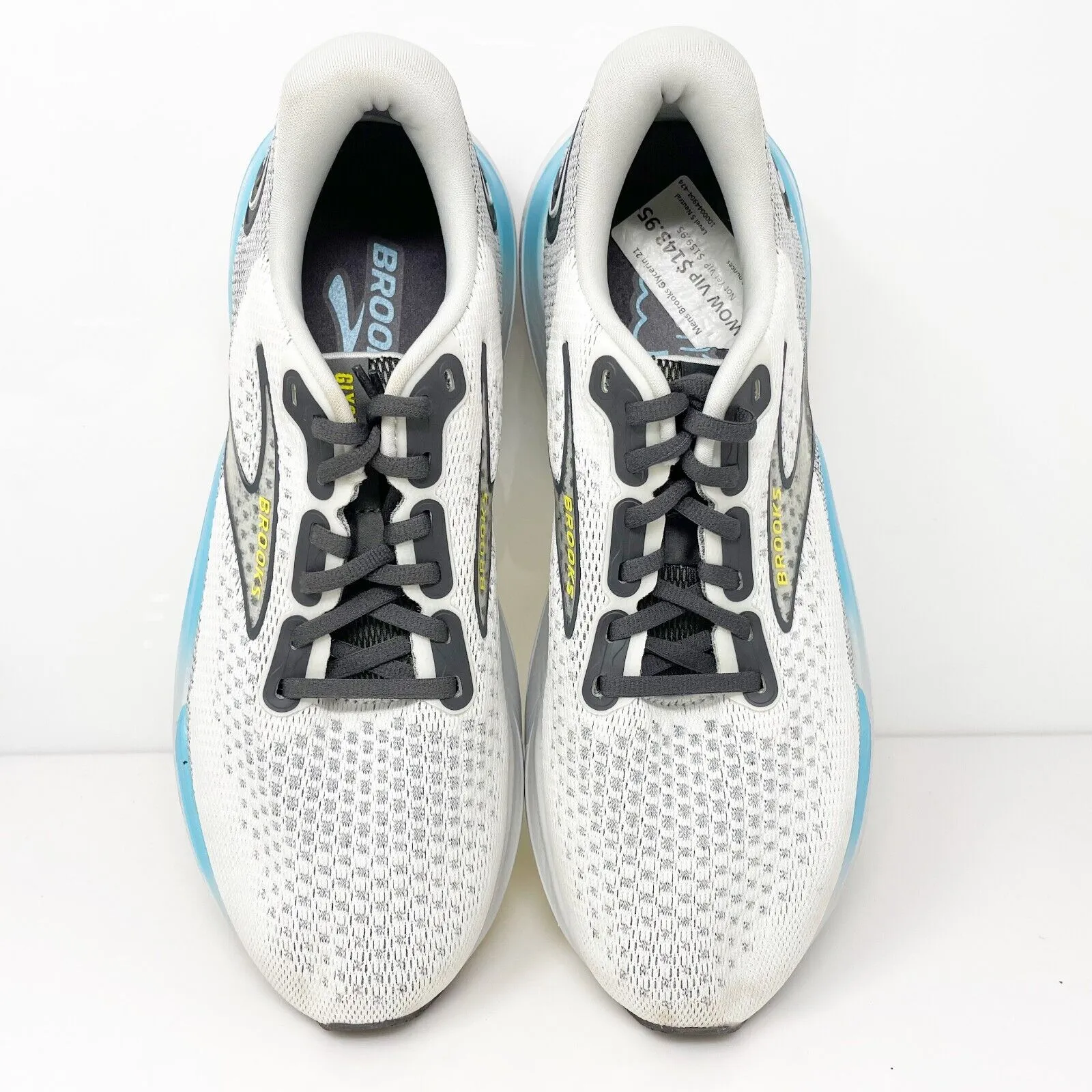 Brooks Mens Glycerin 21 1104191D184 Gray Running Shoes Sneakers Size 9 D