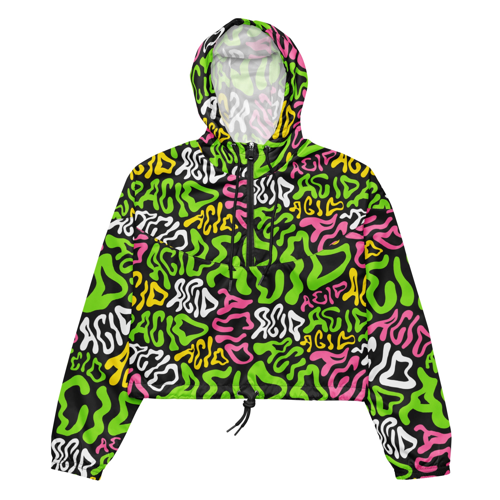 Candy Acid Cropped Windbreaker