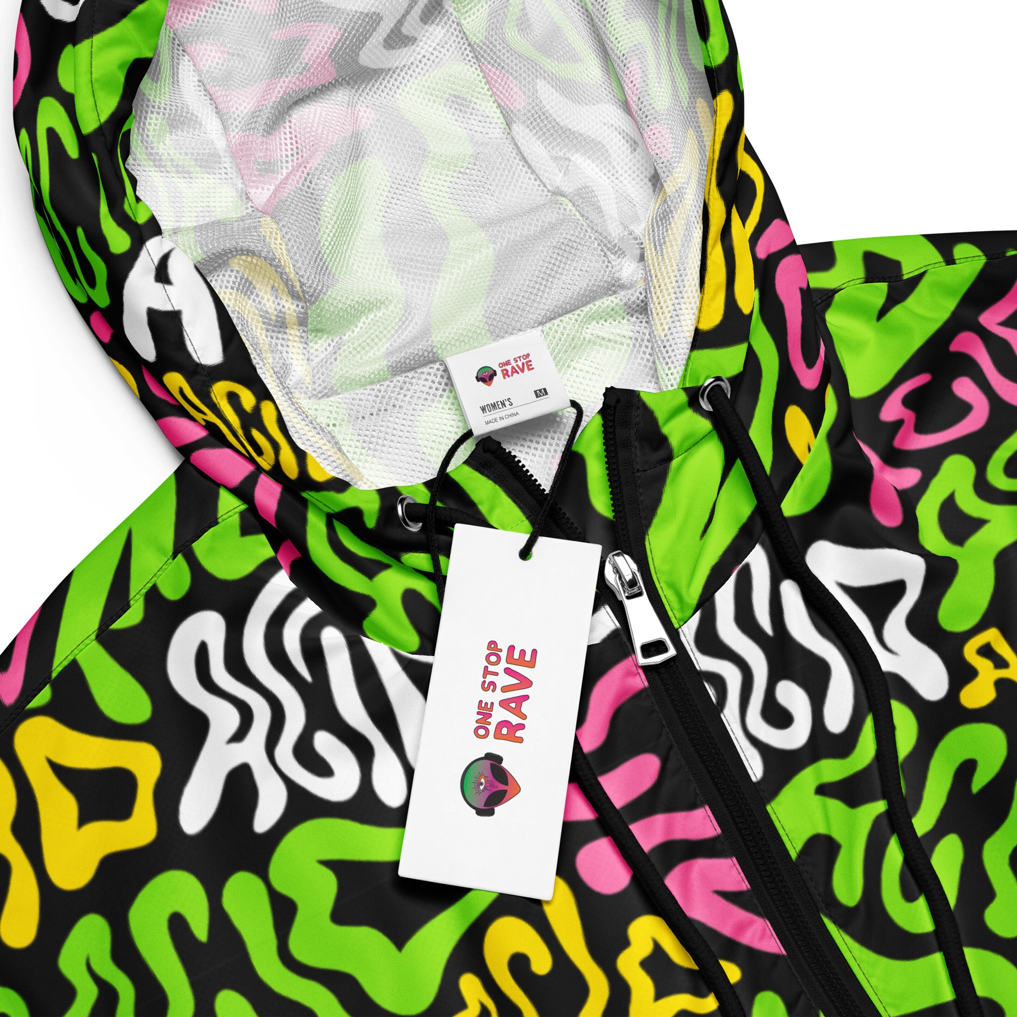 Candy Acid Cropped Windbreaker