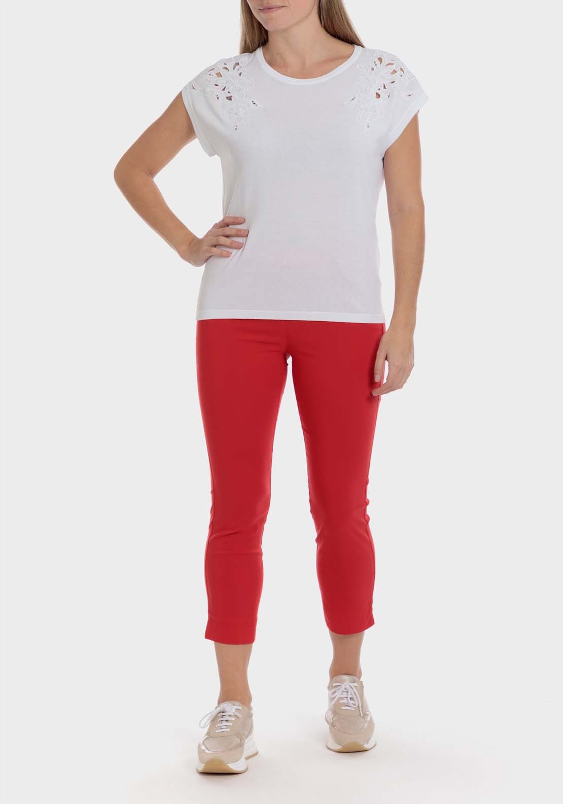 Capri Trousers - Red