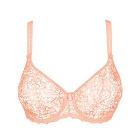 Cassiopee Peach Full Cup Bra