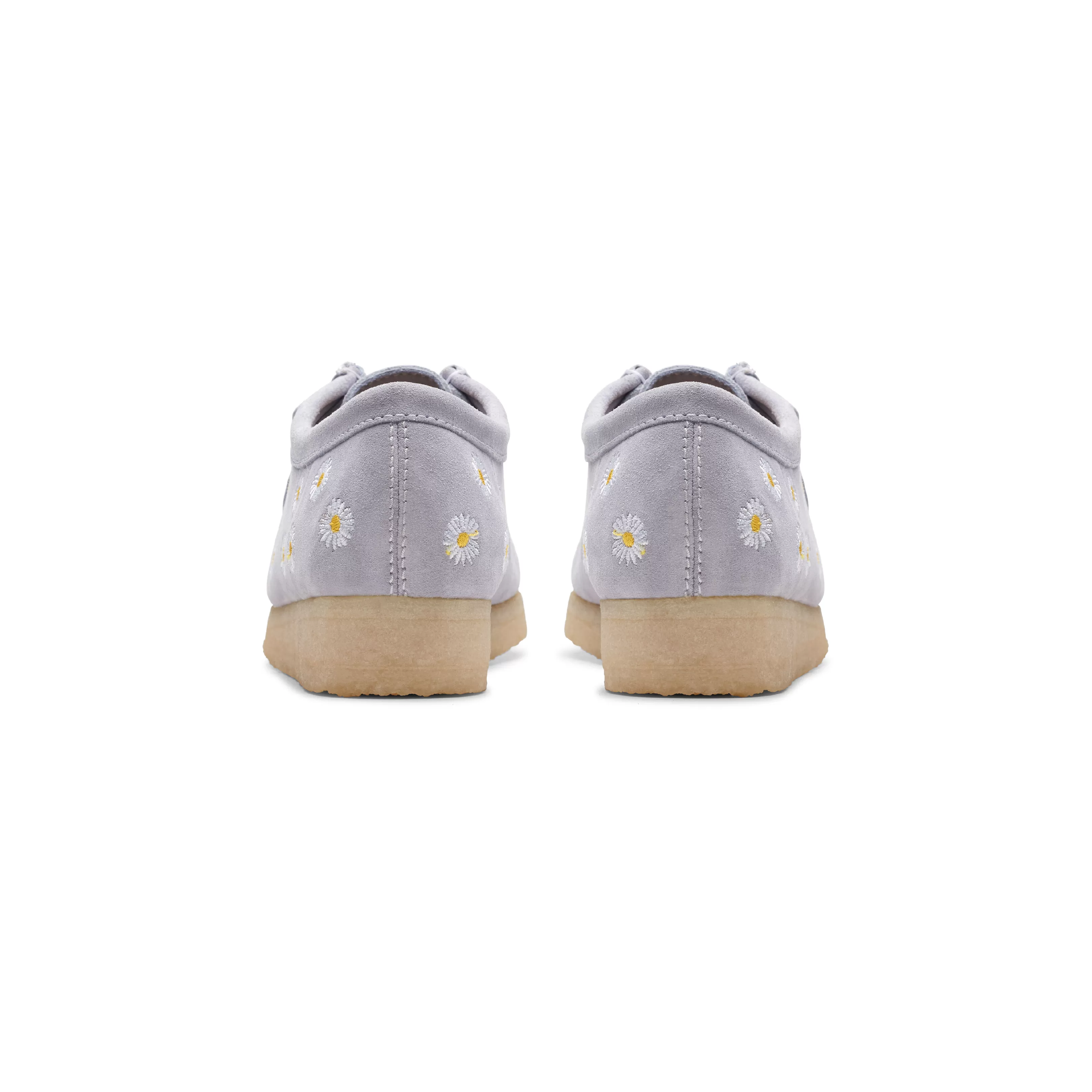 Clarks Wallabe Cloud Grey Emb