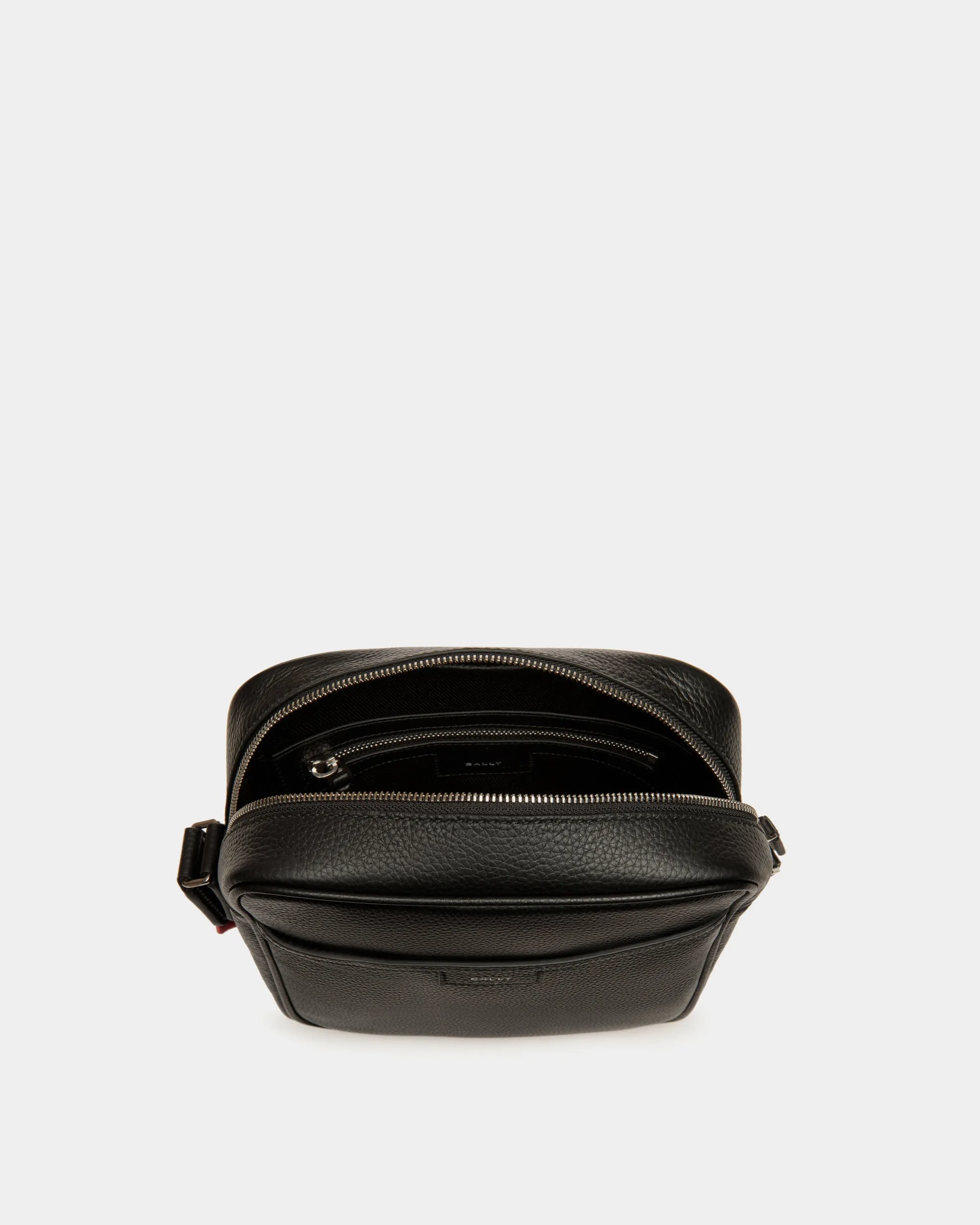 Code Crossbody Bag in Leather