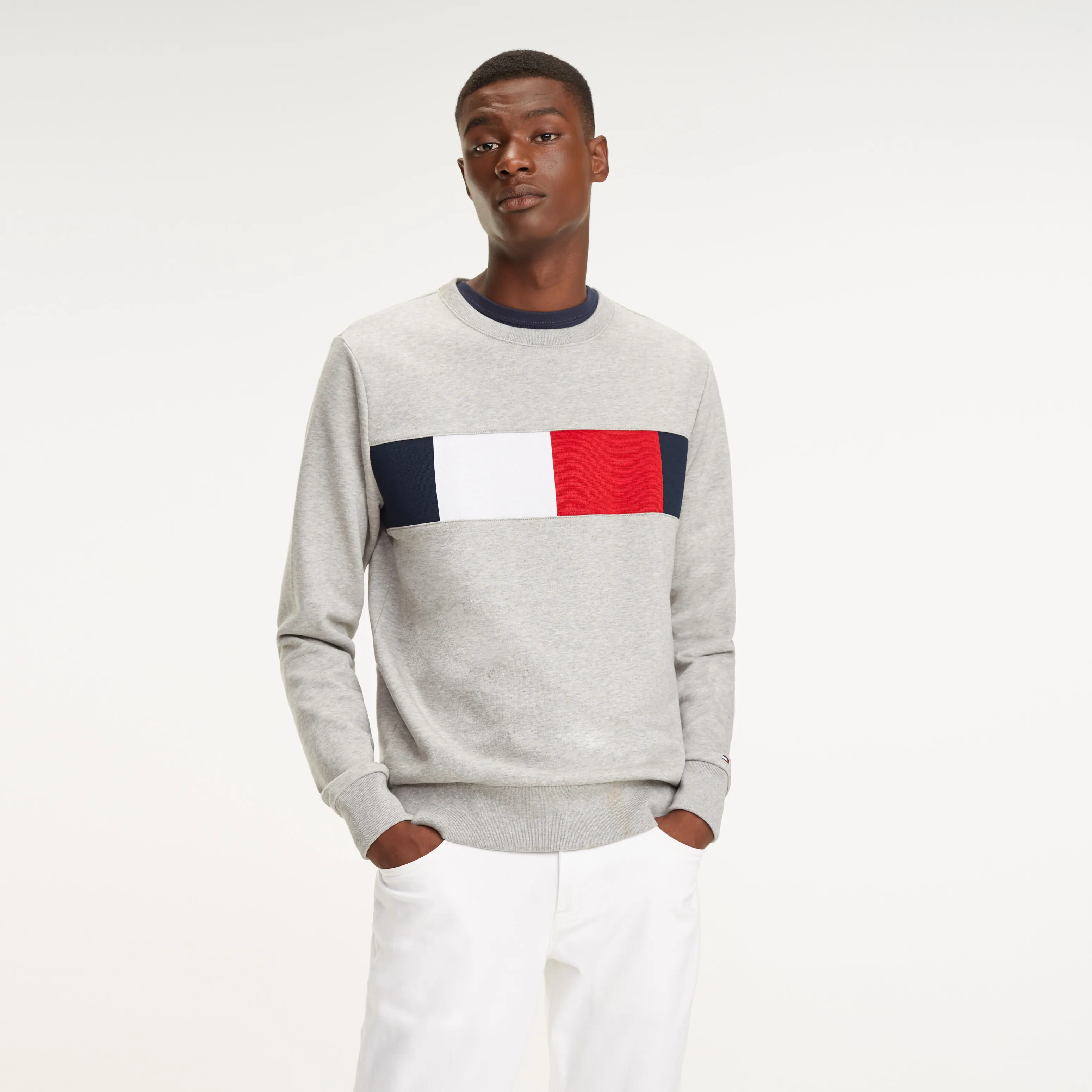 Colour-blocked Flag Sweatshirt | Hoodies | Tommy Hilfiger