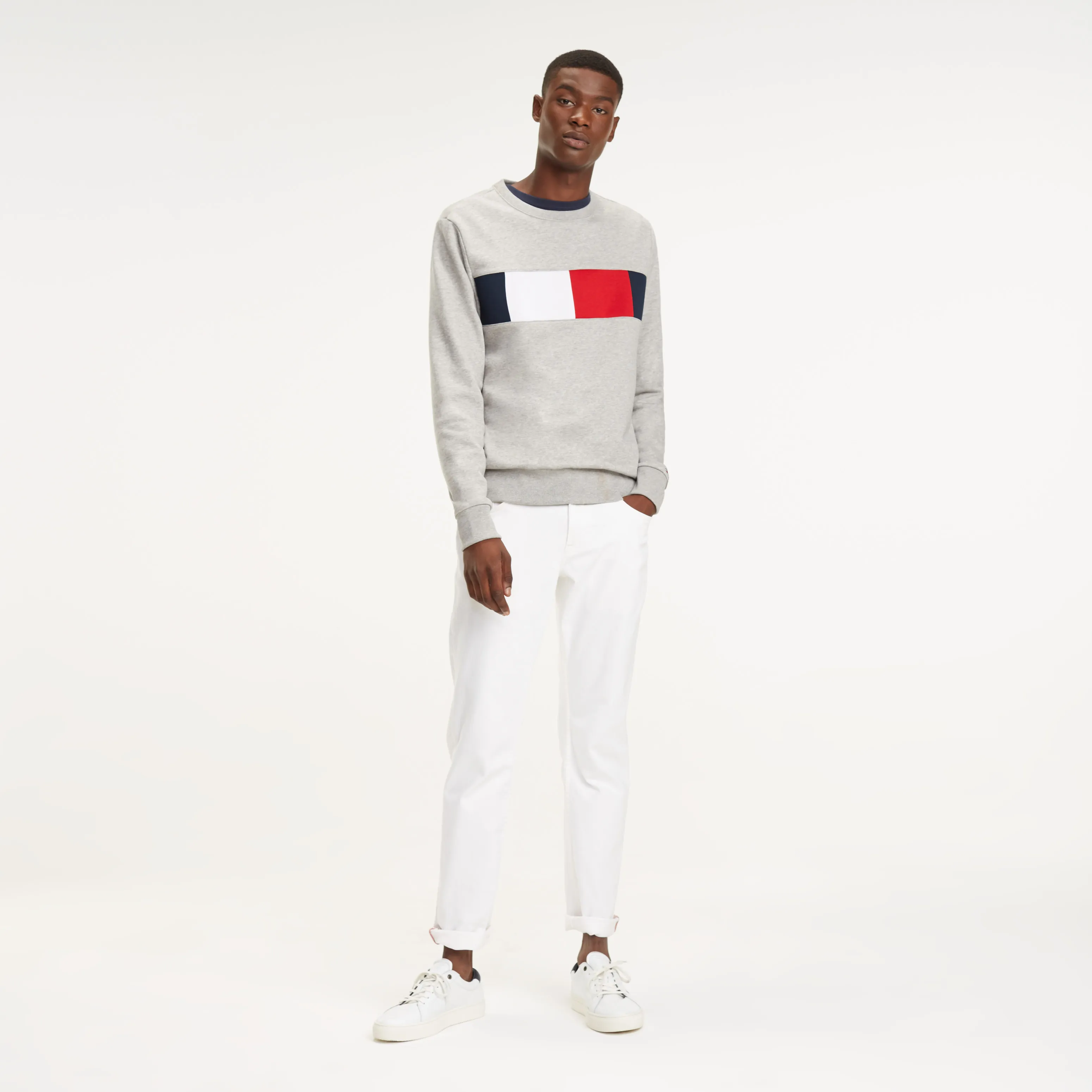 Colour-blocked Flag Sweatshirt | Hoodies | Tommy Hilfiger