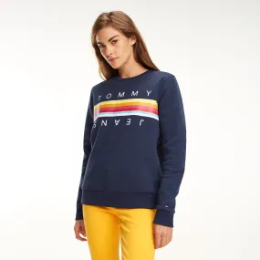 Colour-Blocked Stripe Sweatshirt | Hoodies | Tommy Hilfiger