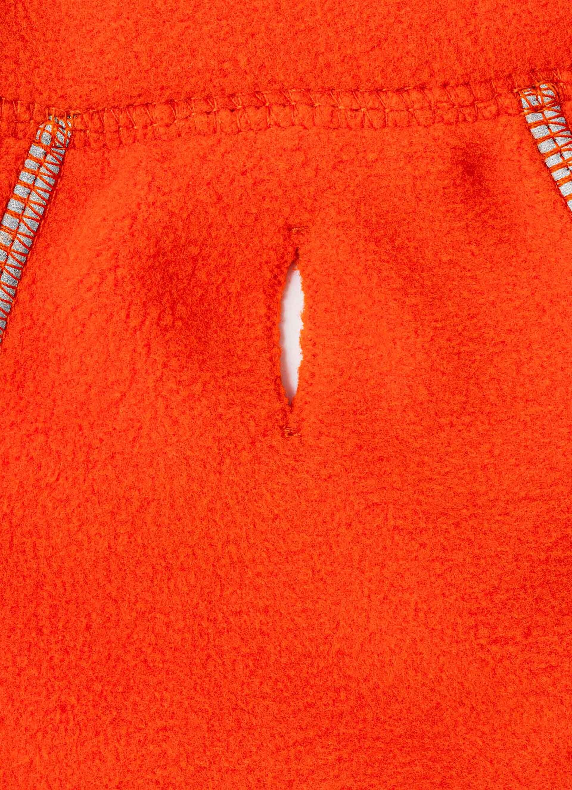 Cosy Warm Fleece Dog Jacket - Orange