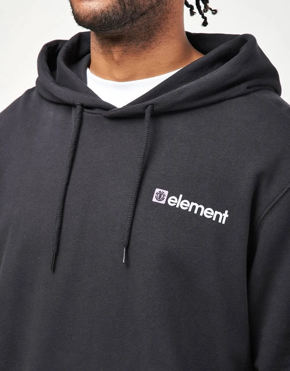 Element Joint Cube Pullover Hoodie - Flint Black