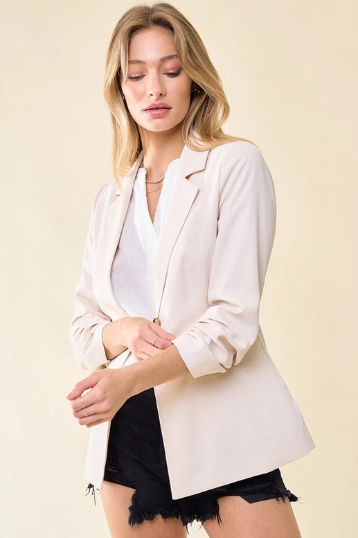 Emma Cinched Sleeve Blazer