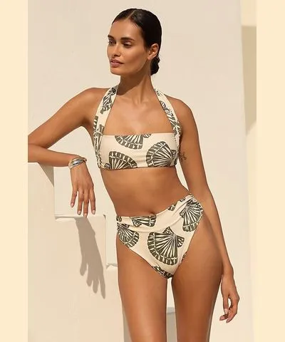 Encantadore Paola High-Waisted Bikini Bottoms