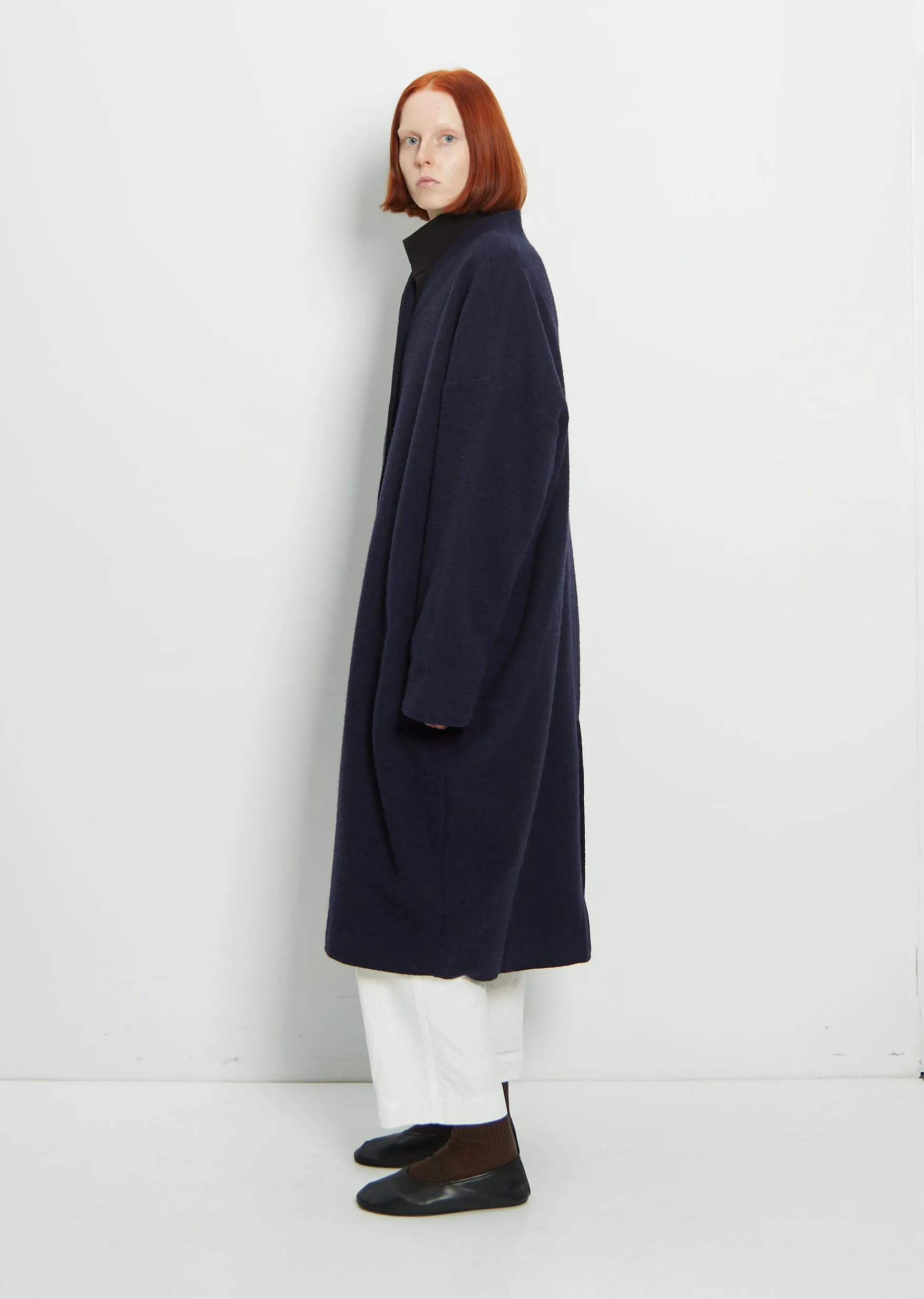 Fleece Wool Blend Coat