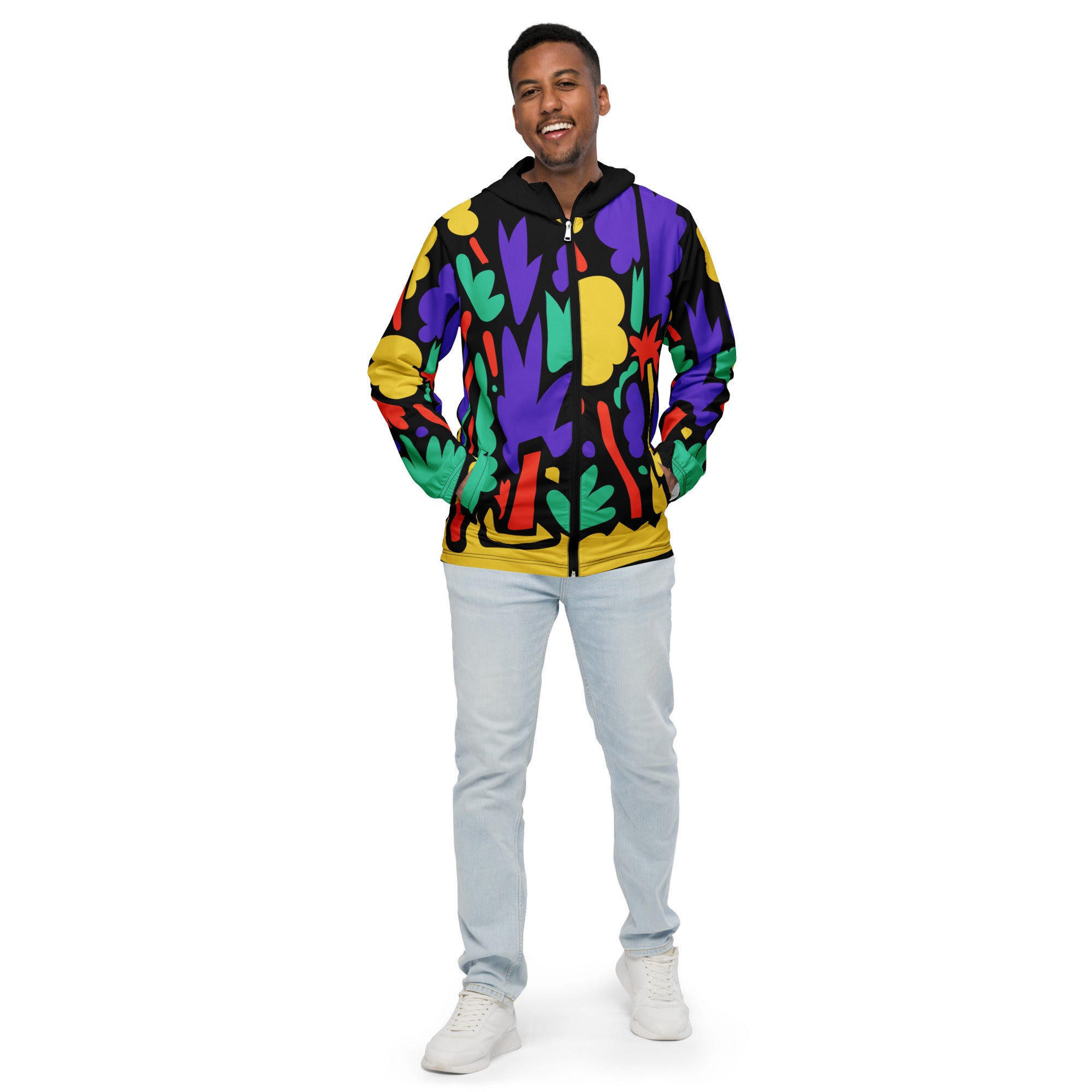 Floral Forest windbreaker