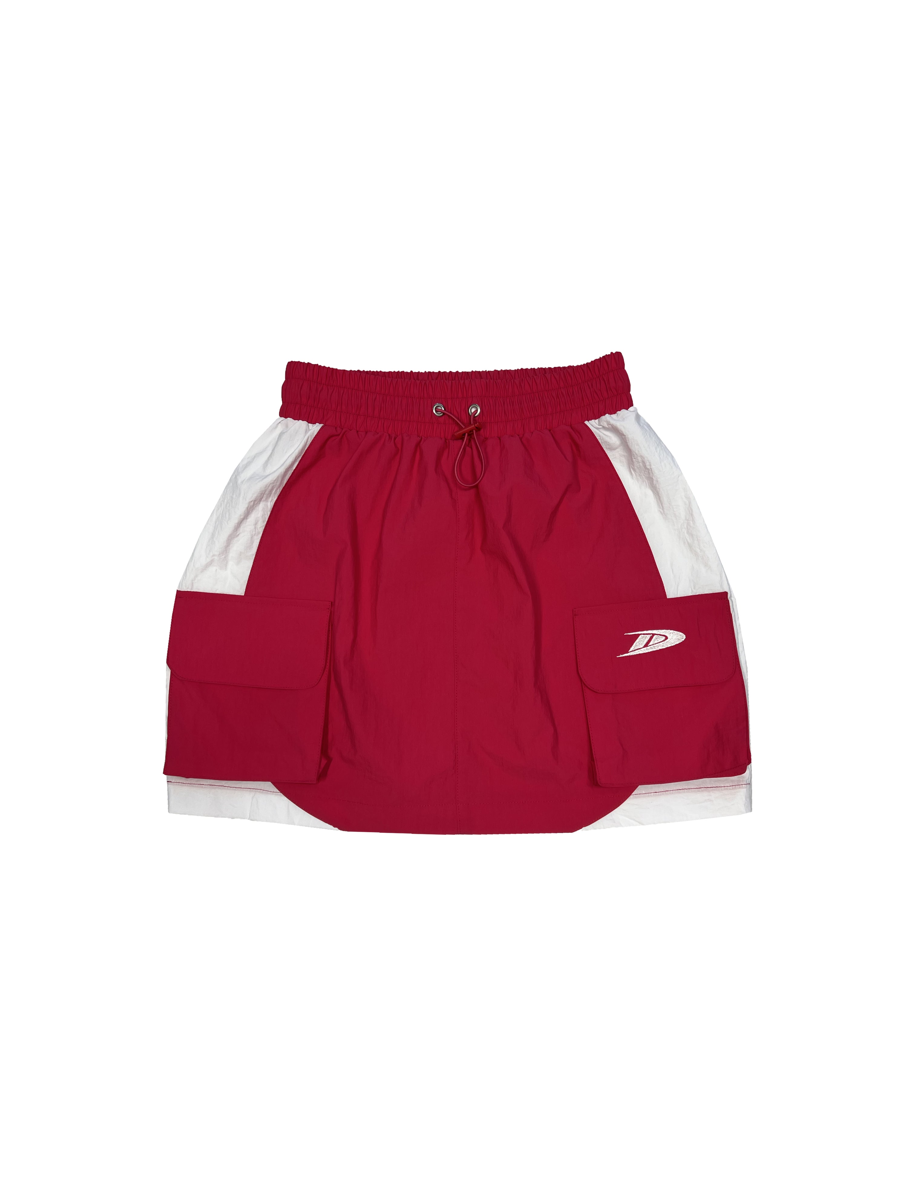 Fushia windbreaker cargo skirt