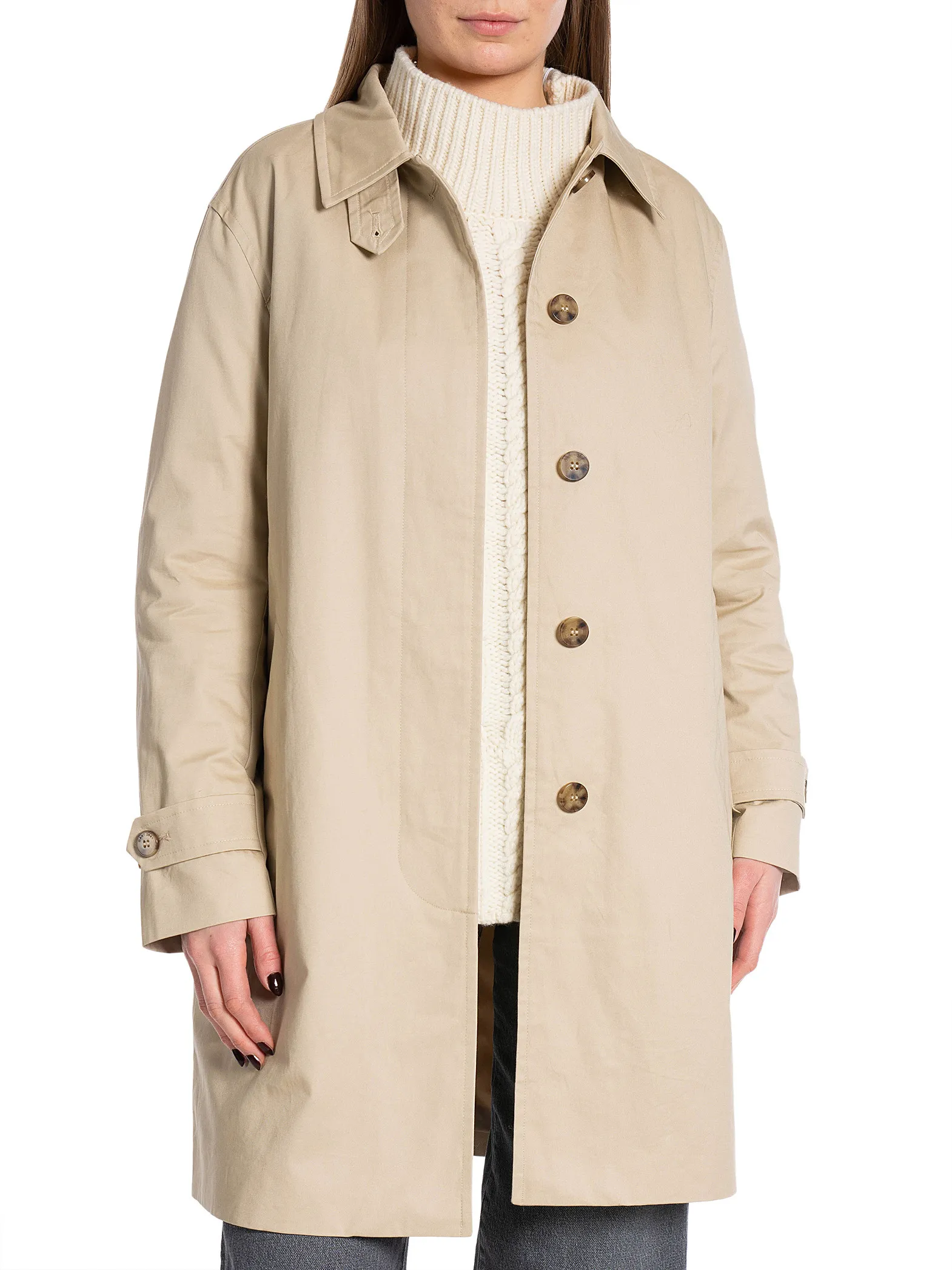 GANT COAT CAR DRY SAND