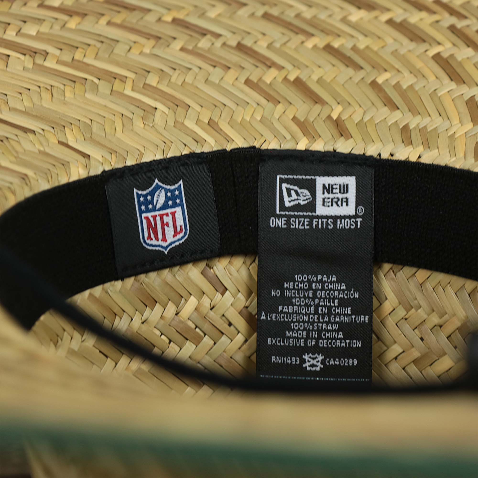 Green Bay Packers On Field 2020/2022 Summer Training Straw Hat | New Era OSFM