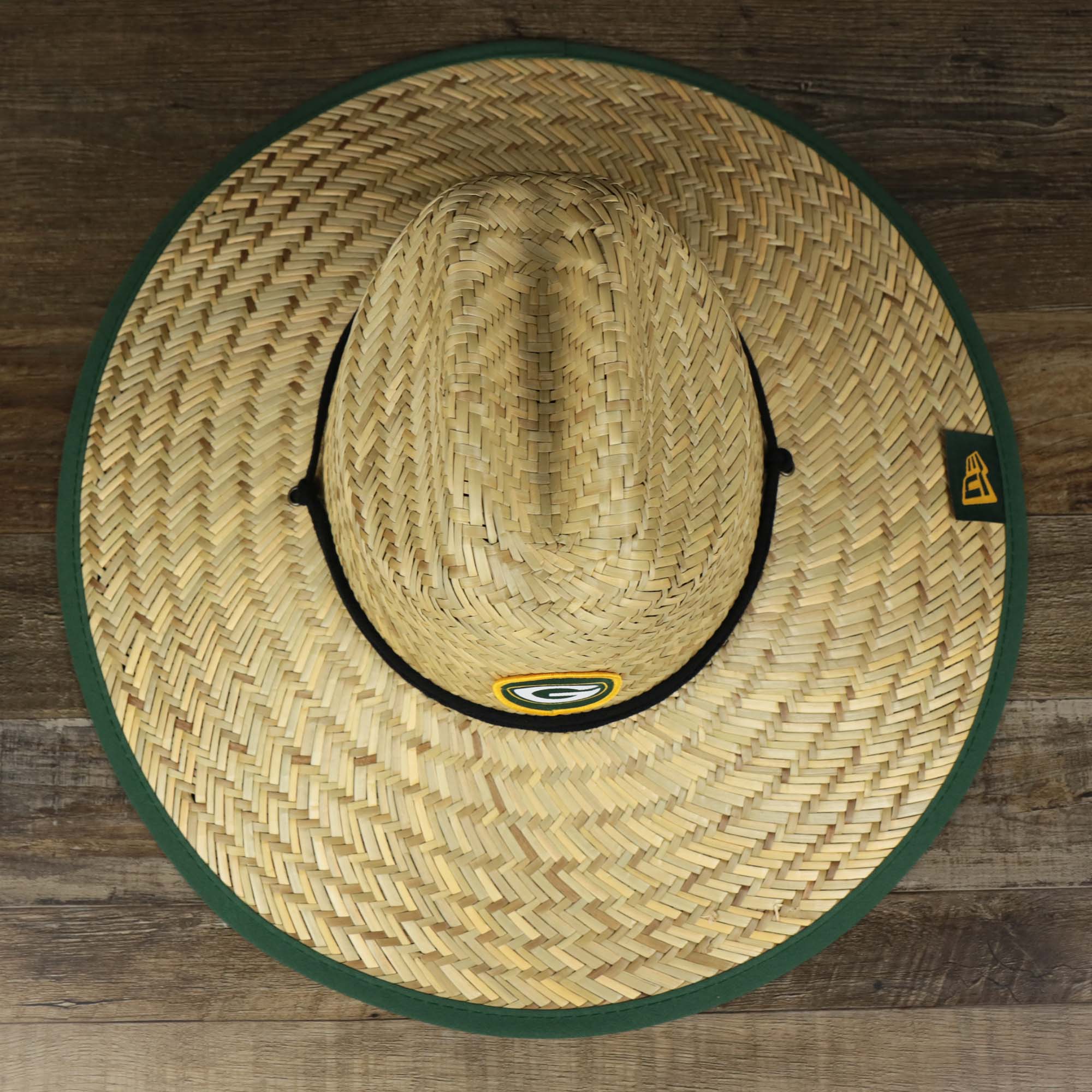 Green Bay Packers On Field 2020/2022 Summer Training Straw Hat | New Era OSFM