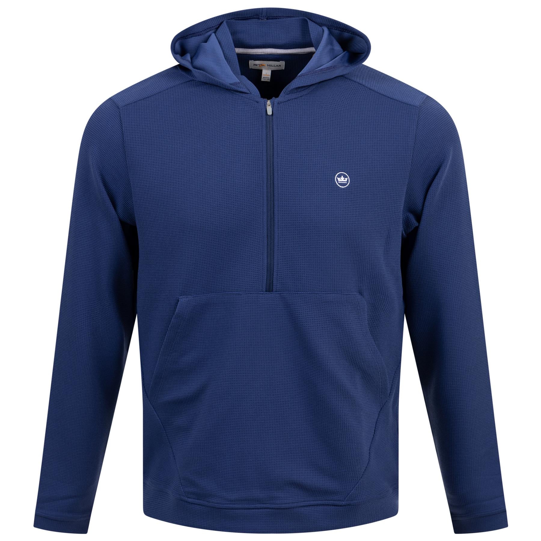 Grid Classic Fit Performance Half Zip Hoodie Sport Navy - SS24