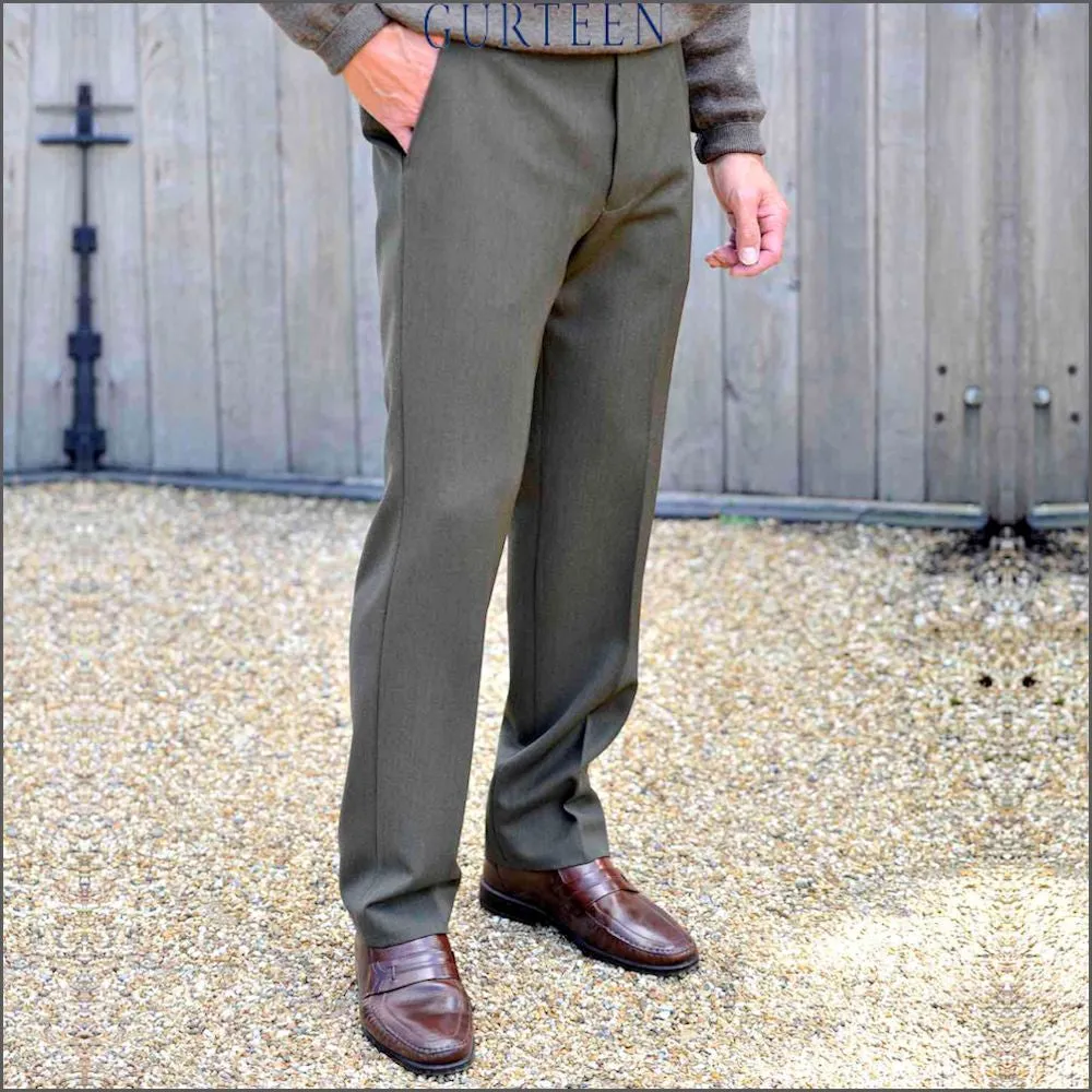 Gurteen Cologne Stretch Acorn Cavalry Twill.