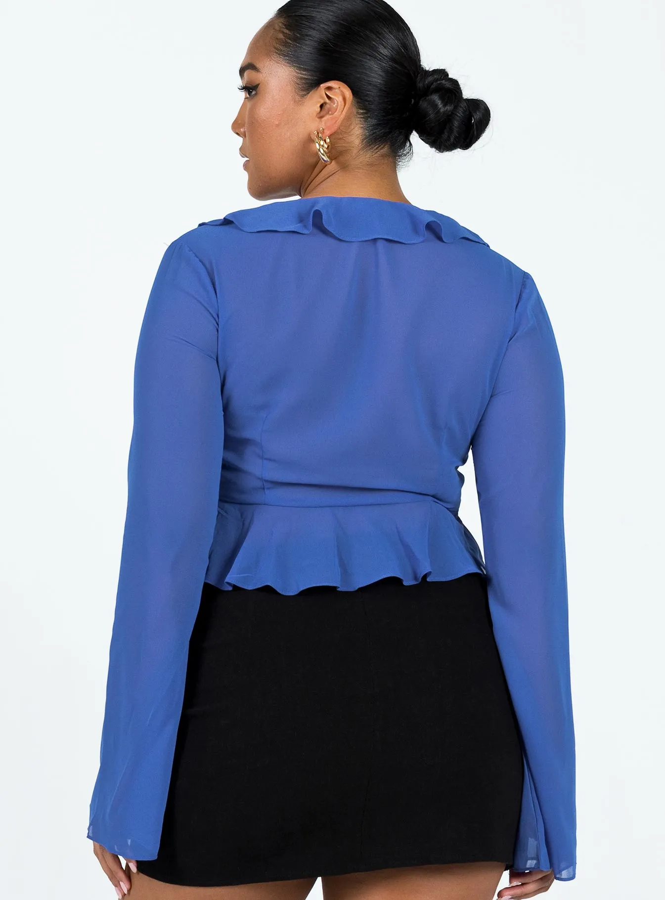 Gylda Long Sleeve Top Blue