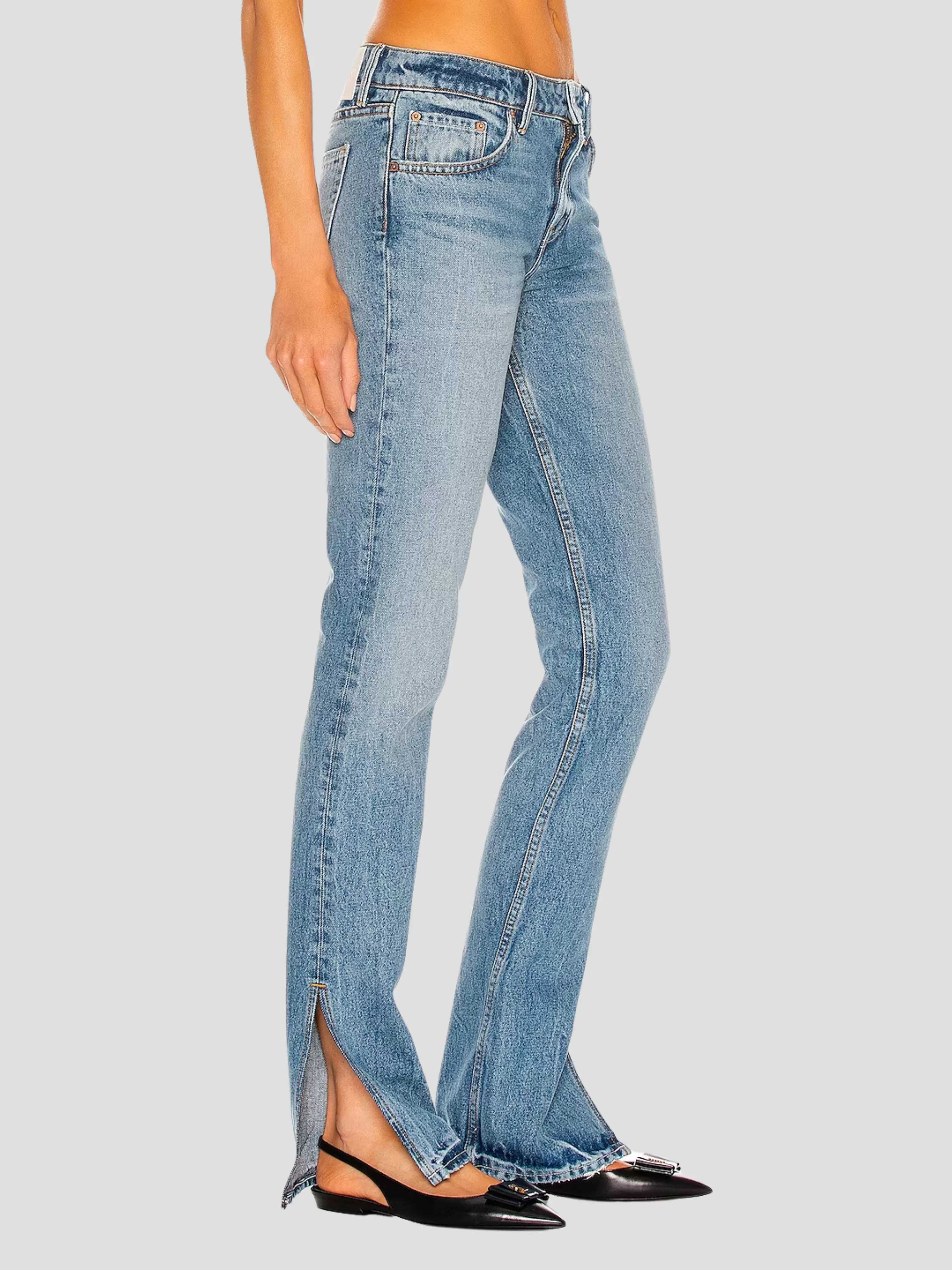 Hailey Low Rise Slim Bootcut Jeans