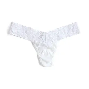 Hanky Panky Low Rise Thong - White