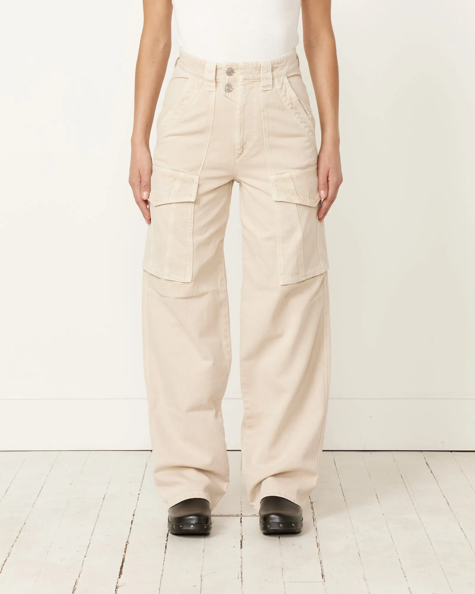 Heilani Pant in Ecru