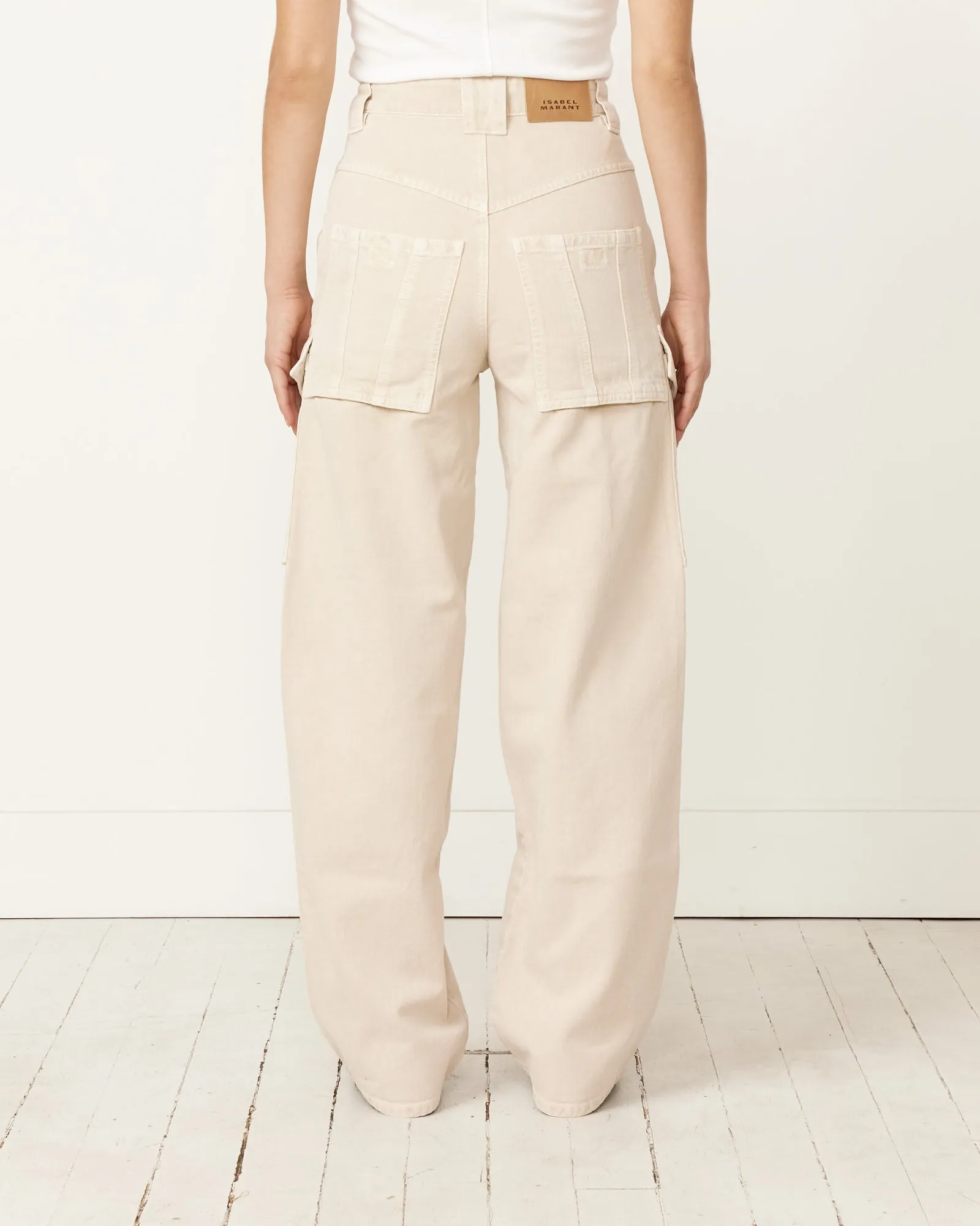 Heilani Pant in Ecru