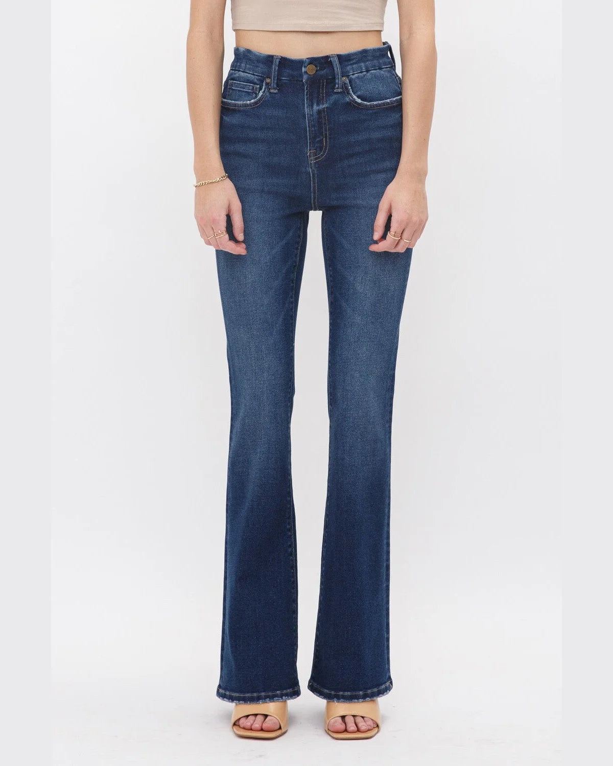 High Rise Bootcut Jeans