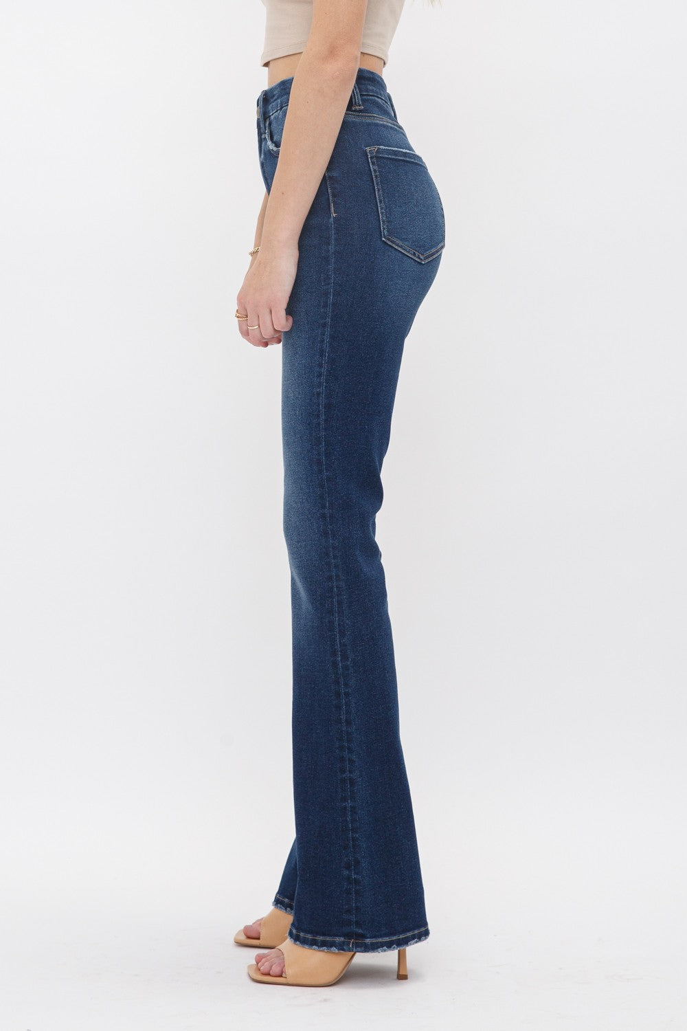 High Rise Bootcut Jeans