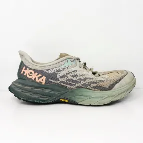 Hoka One One Womens Speedgoat 5 1123158 HMSP Gray Running Shoes Sneakers 9.5 B