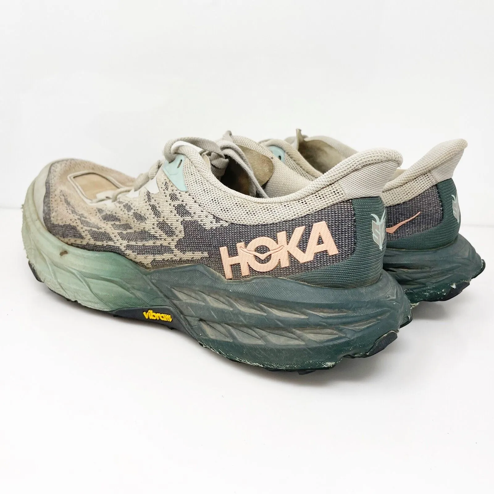 Hoka One One Womens Speedgoat 5 1123158 HMSP Gray Running Shoes Sneakers 9.5 B