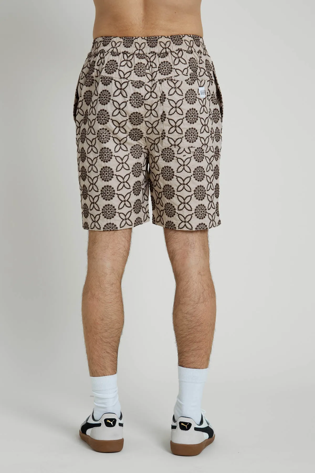 HUTTON EMBROIDERED SHORT