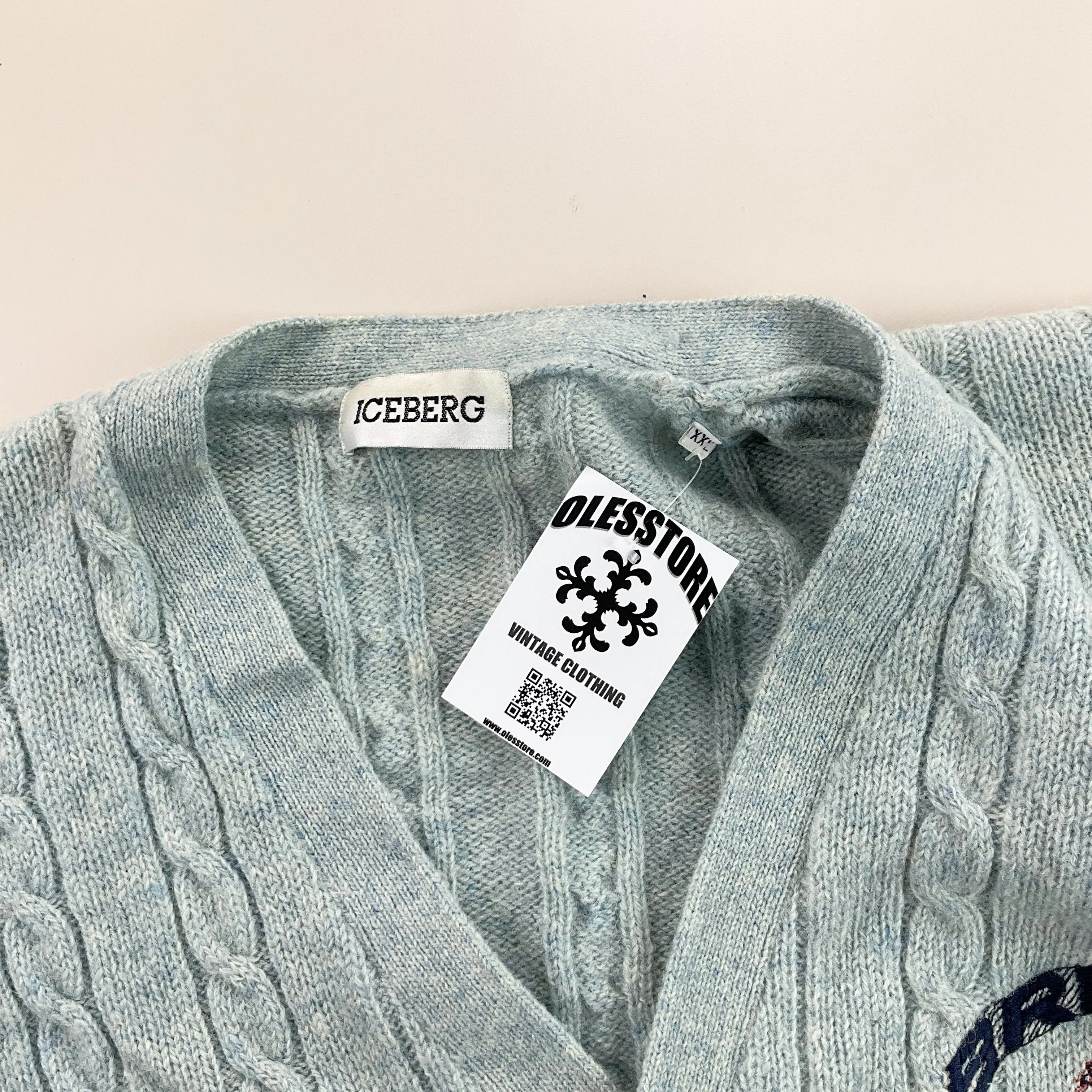 Iceberg 90s Cardigan - XXL